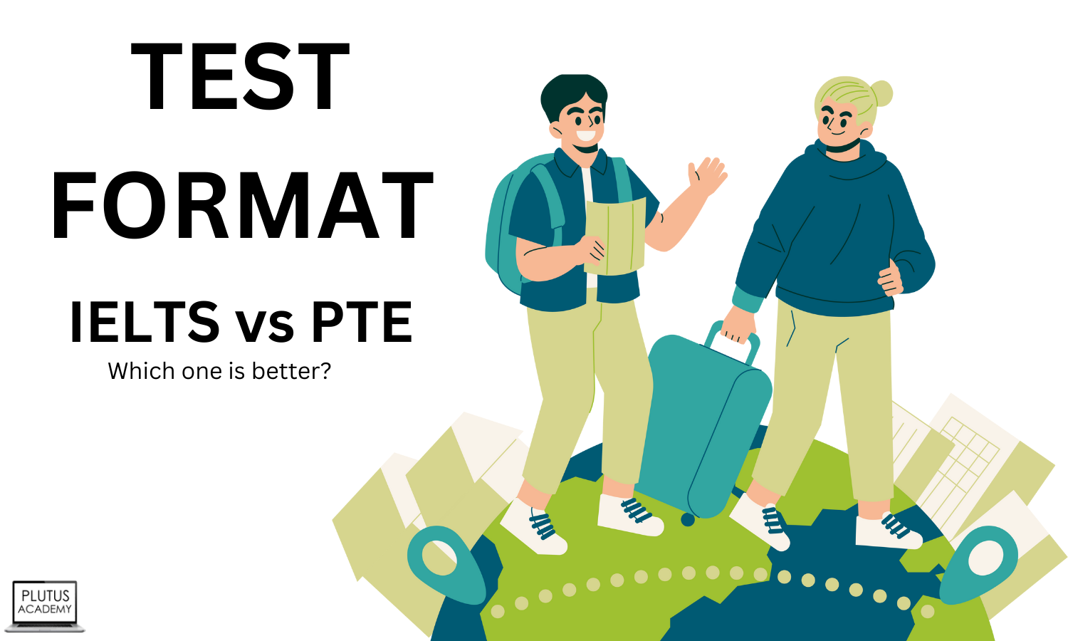 IELTS vs PTE test format