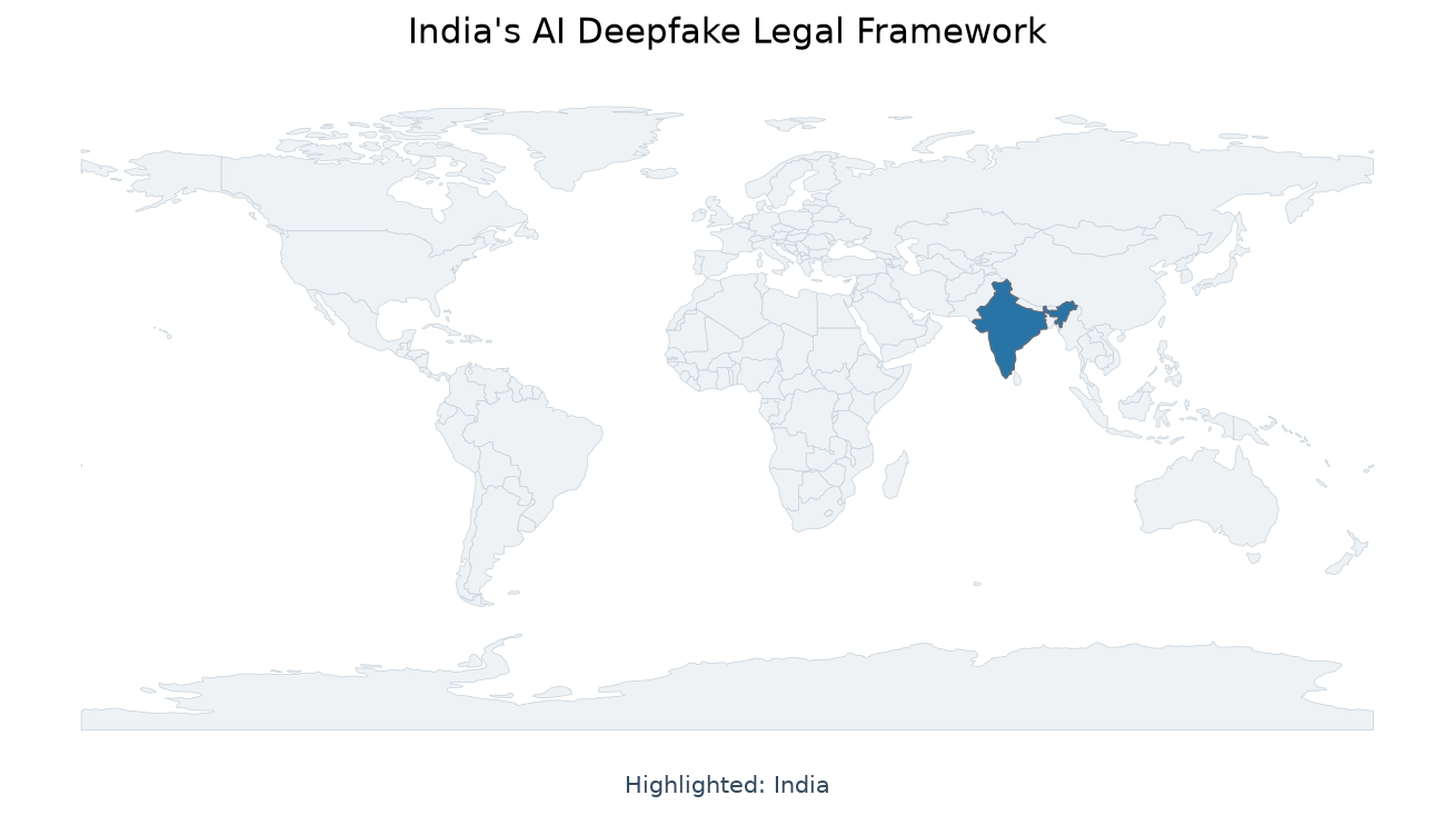 Map of India highlighted on the map of India — Deepfake threats in banking exams AI cybersecurity framework Map of India highlighted on the map of India — Deepfake threats in banking exams AI cybersecurity framework