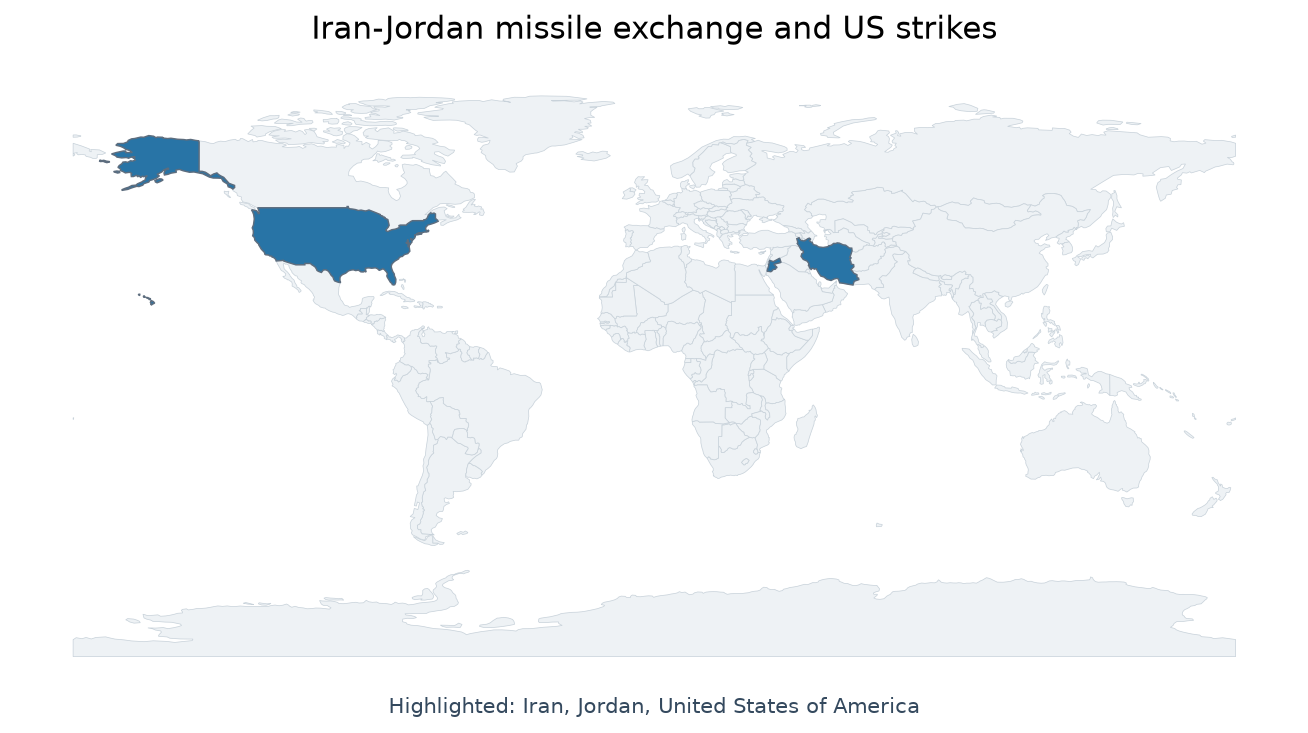 Map of Iran, Jordan, United States, Tehran highlighted on the map of India — US-Iran conflict 2026 missiles Jordan air… Map of Iran, Jordan, United States, Tehran highlighted on the map of India — US-Iran conflict 2026 missiles Jordan air…