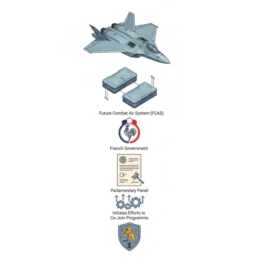 Defence ministry initiates efforts to co-join 6th-Generation fighter aircraft programme: Parliamentary panel — labelled illustration