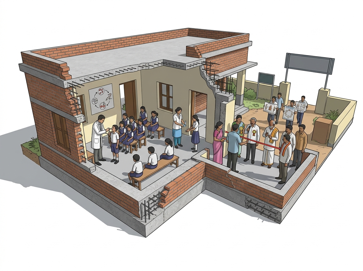 National Deworming Day drive launched in Yadgir — labelled illustration