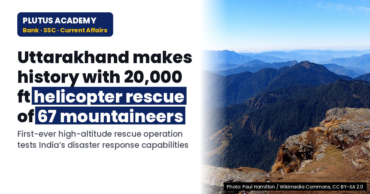 Uttarakhand’s Historic Helicopter Rescue at 20,000 Feet: 67 Mountaineers Saved