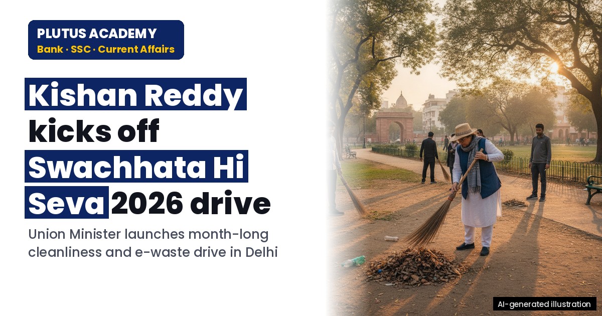 Kishan Reddy to Lead Swachhata Hi Seva 2026 Cleanliness Drive