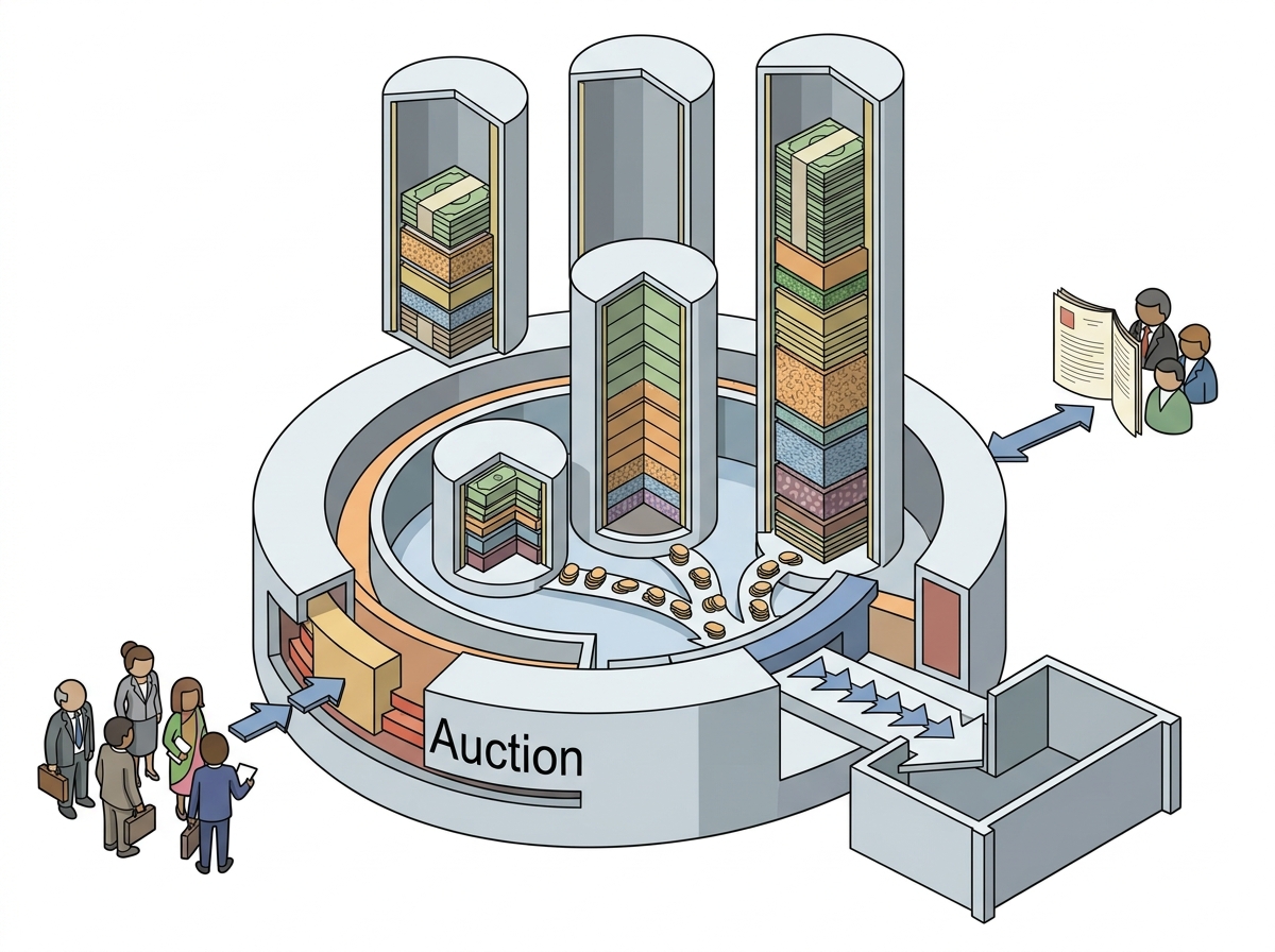 Auction of 91-Day, 182-Day and 364-Day Treasury Bills — labelled illustration