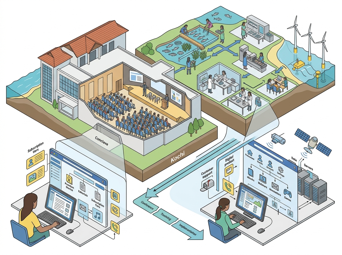 Conclave on women in India’s blue economy held in Kochi — labelled illustration