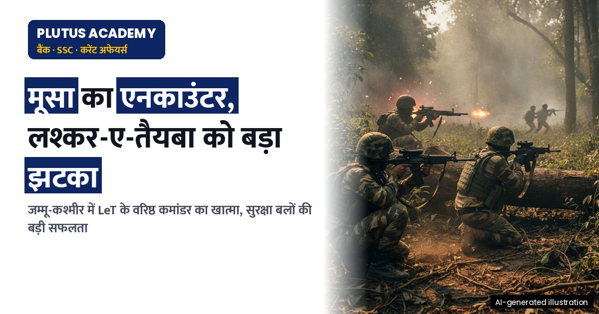 जम्मू-कश्मीर में लश्कर-ए-तैयबा के वरिष्ठ कमांडर मूसा का एनकाउंटर, सुरक्षा बलों को बड़ी सफलता
