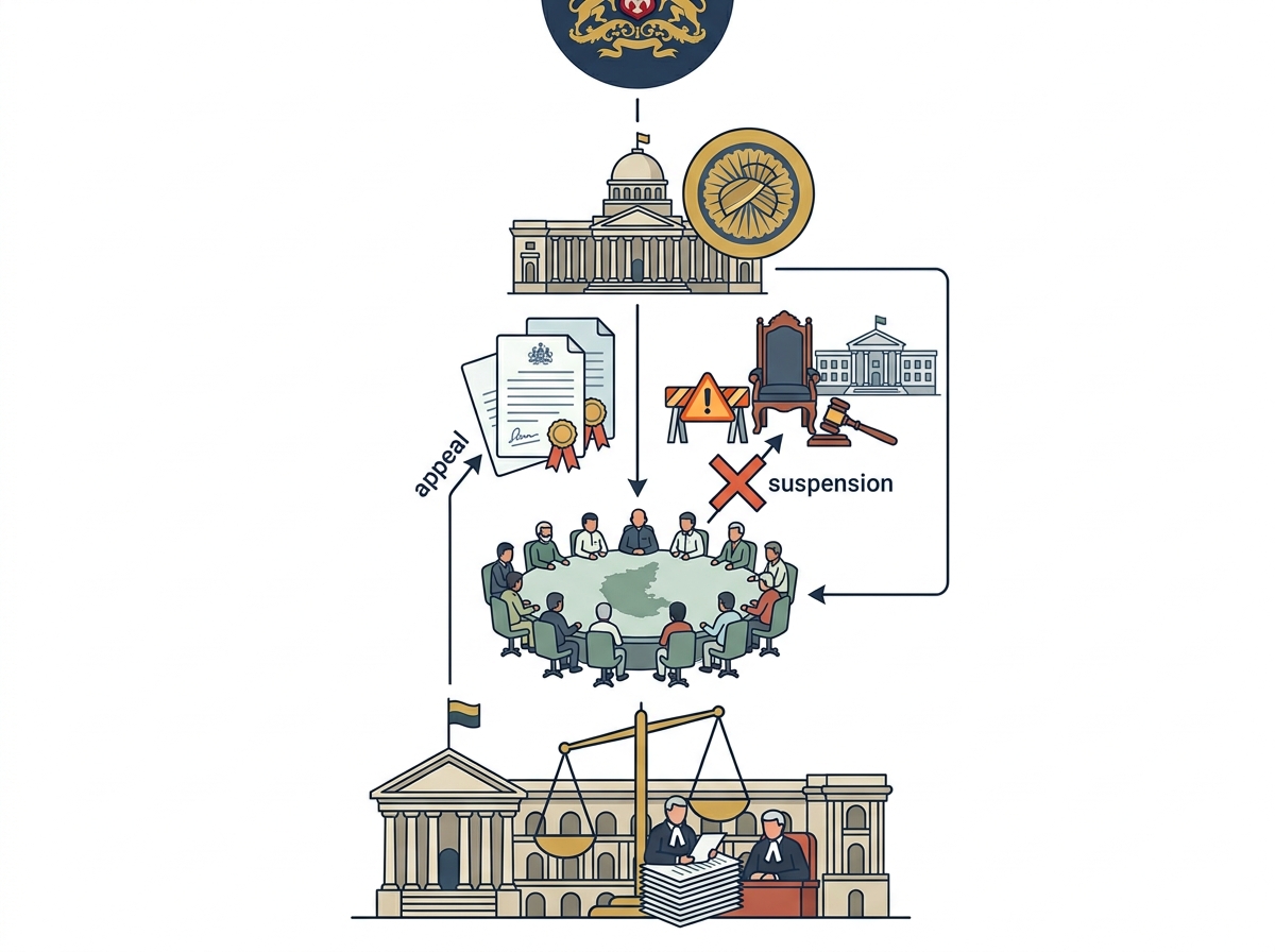 Karnataka High Court to examine Governor’s appeal on power to suspend KPSC chairperson without Cabinet advice — labelled illustration