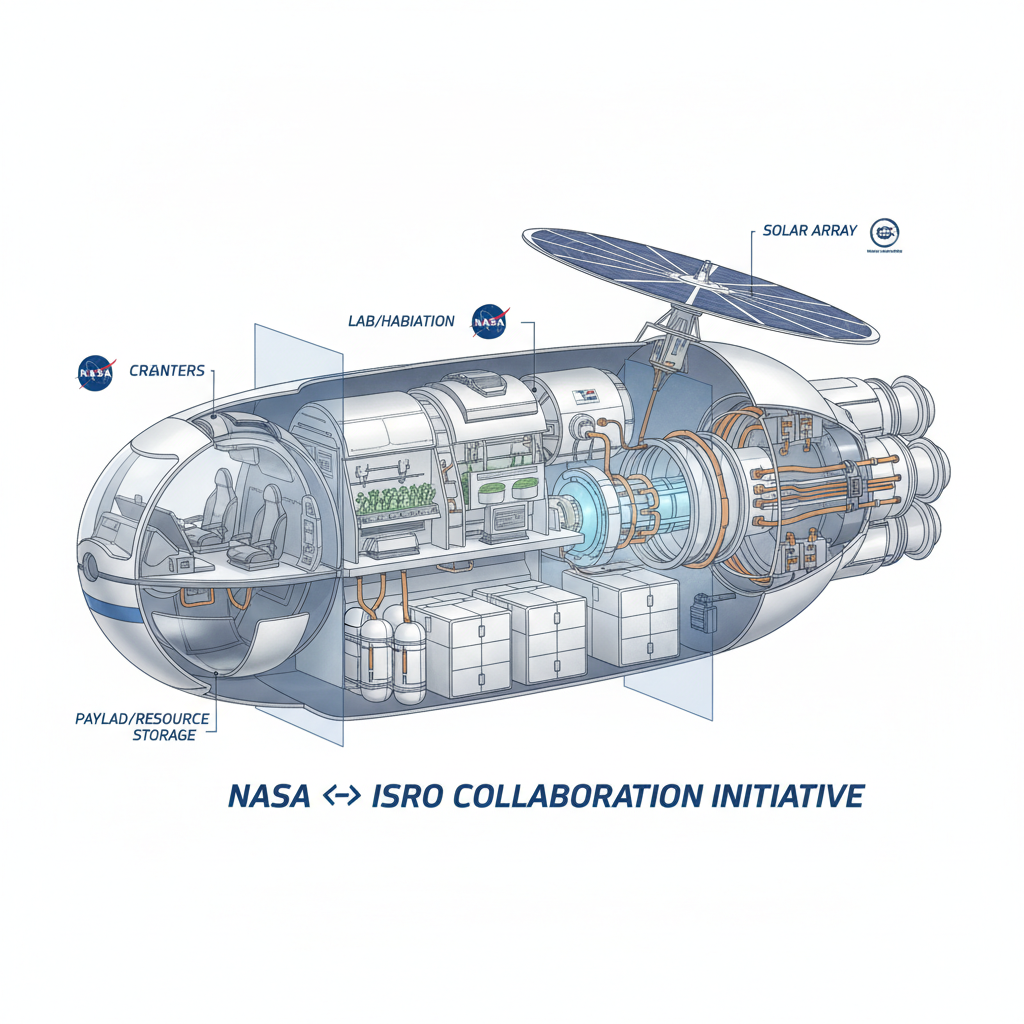 NASA looks forward to more collaboration with ISRO: Senior official — labelled illustration
