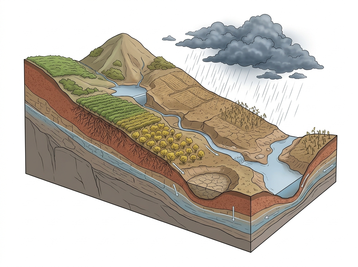 Wayanad monsoon crisis: rainfall deficit hits 37% amid El Niño impact — labelled illustration