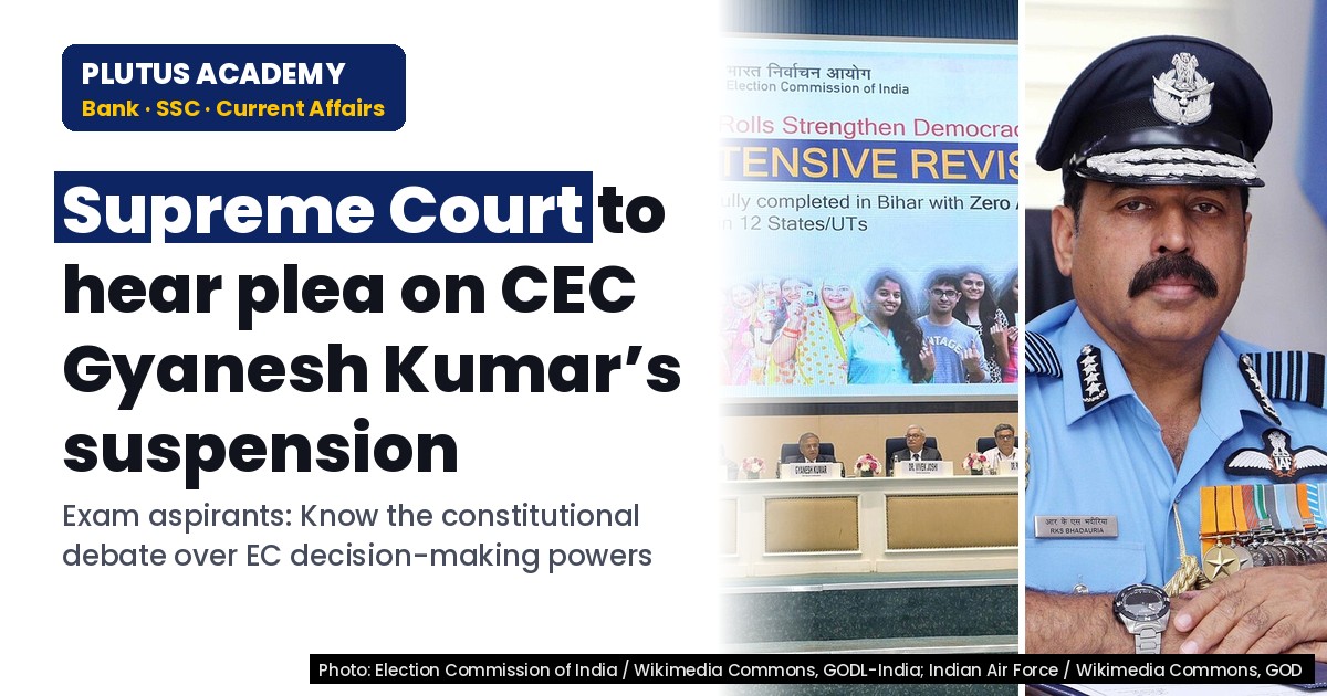 Supreme Court to Hear Plea on CEC Gyanesh Kumar’s Suspension Today