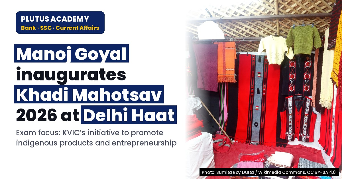 KVIC Chairman inaugurates Khadi Mahotsav 2026 at Delhi Haat