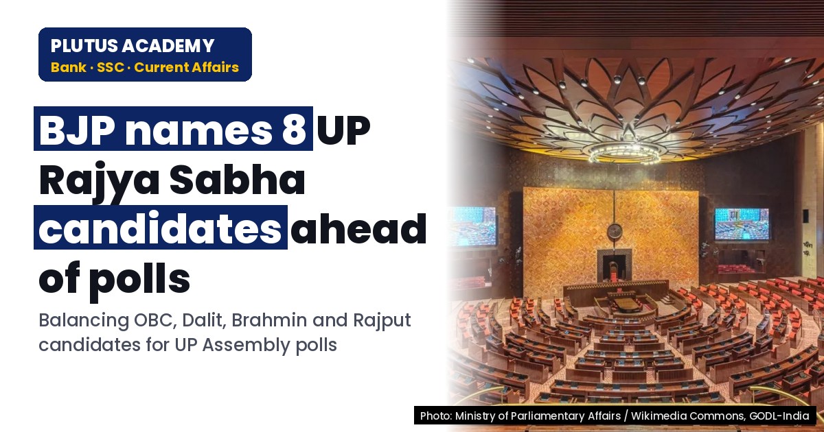BJP’s 8 Rajya Sabha Candidates: Political Strategy for UP Elections