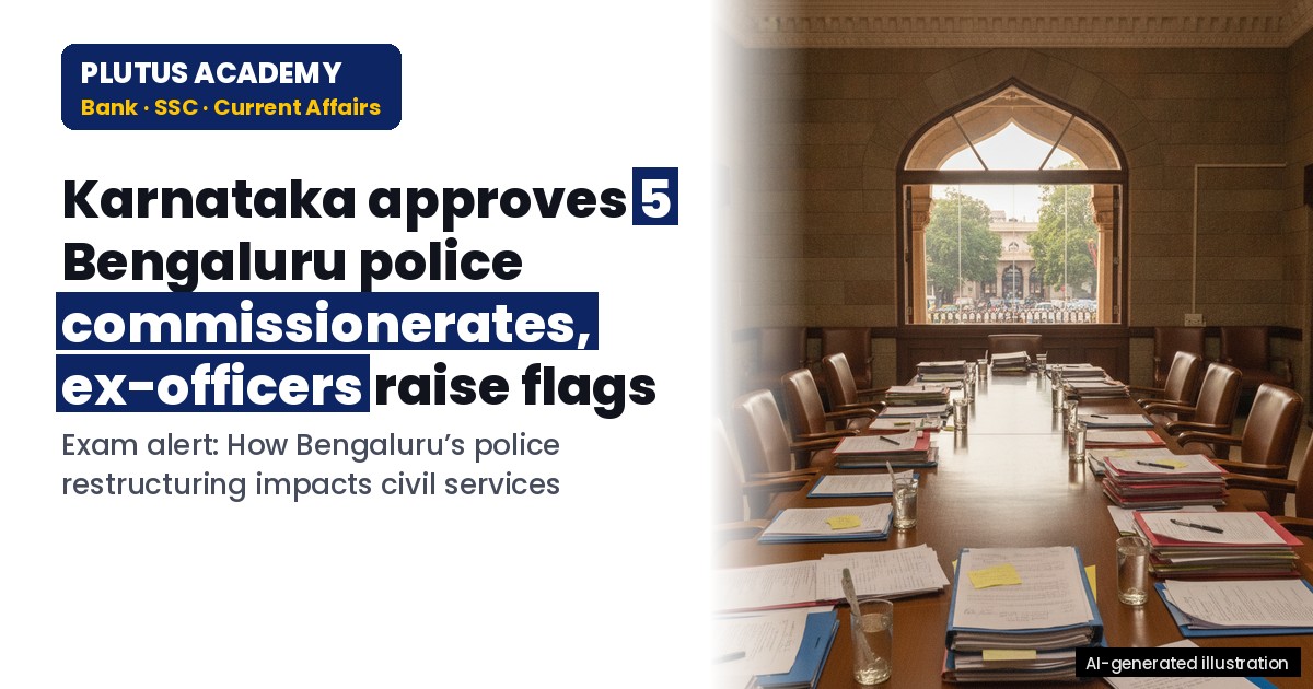 Bengaluru Police Restructuring: 5 Commissionerates Approved, Concerns Raised