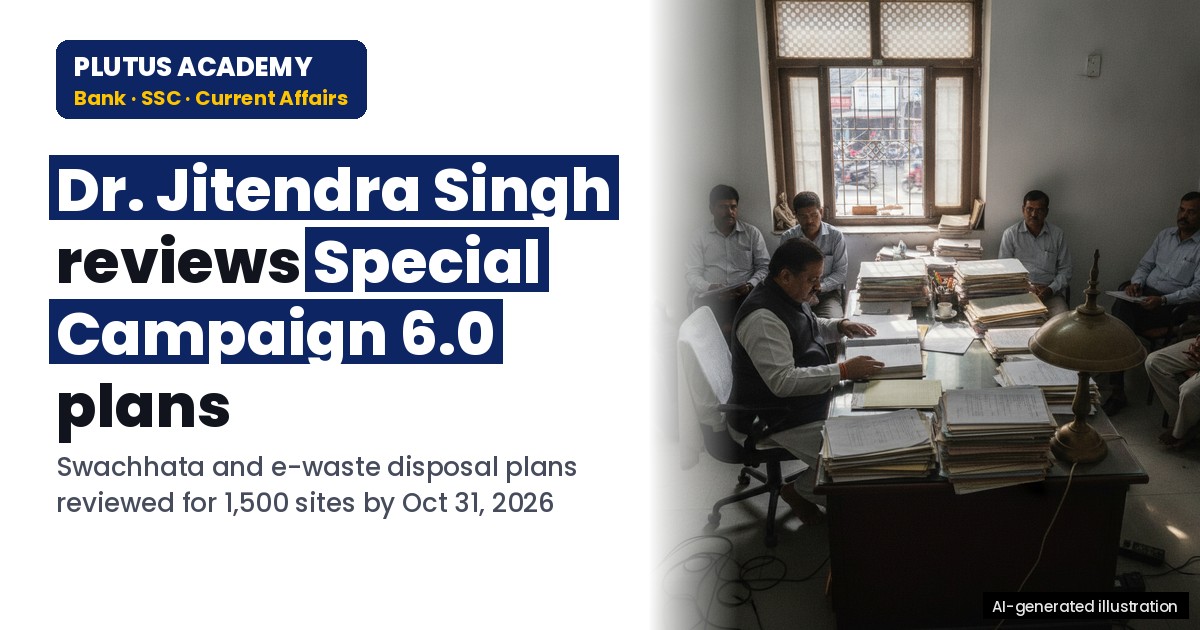 Special Campaign 6.0: Govt Reviews Swachhata & E-Waste Disposal Plans