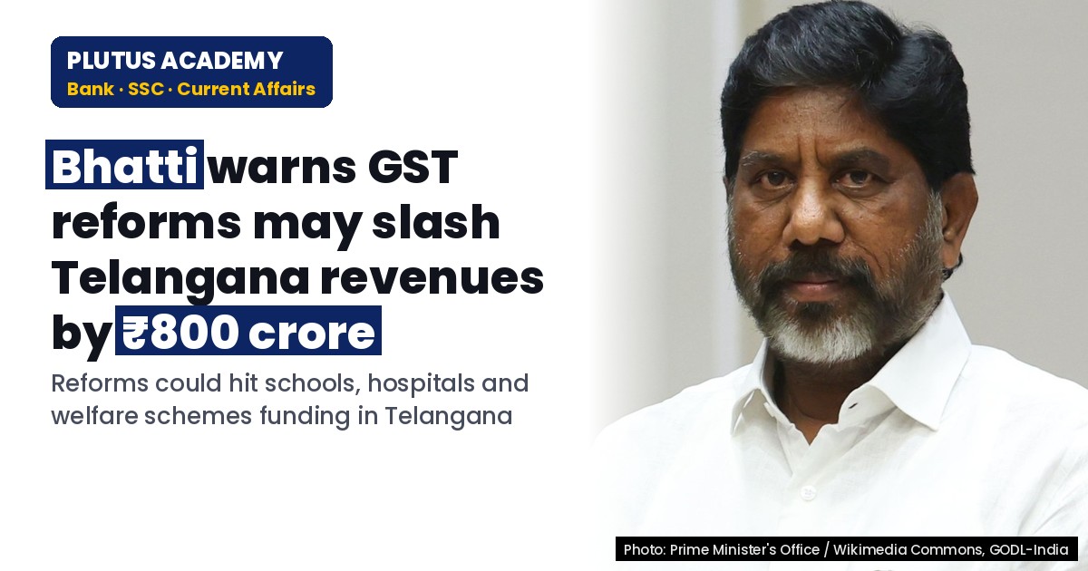 GST Reforms: Telangana Warns Centre Over ₹800 Crore Revenue Loss Risk
