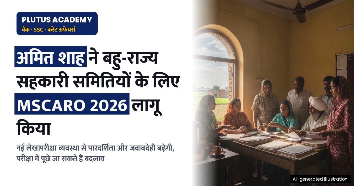 बहु-राज्य सहकारी समितियों के लिए नई लेखापरीक्षा व्यवस्था: जानिए क्या होंगे बदलाव