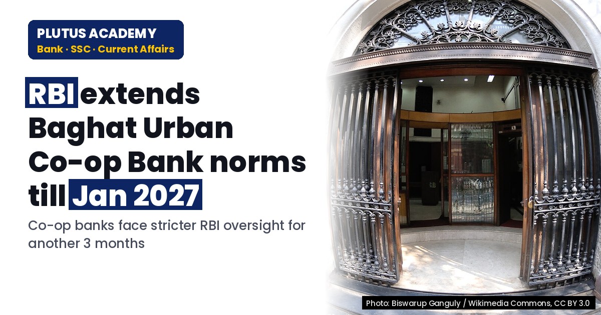 RBI extends banking norms for Baghat Urban Co-op Bank for 3 months