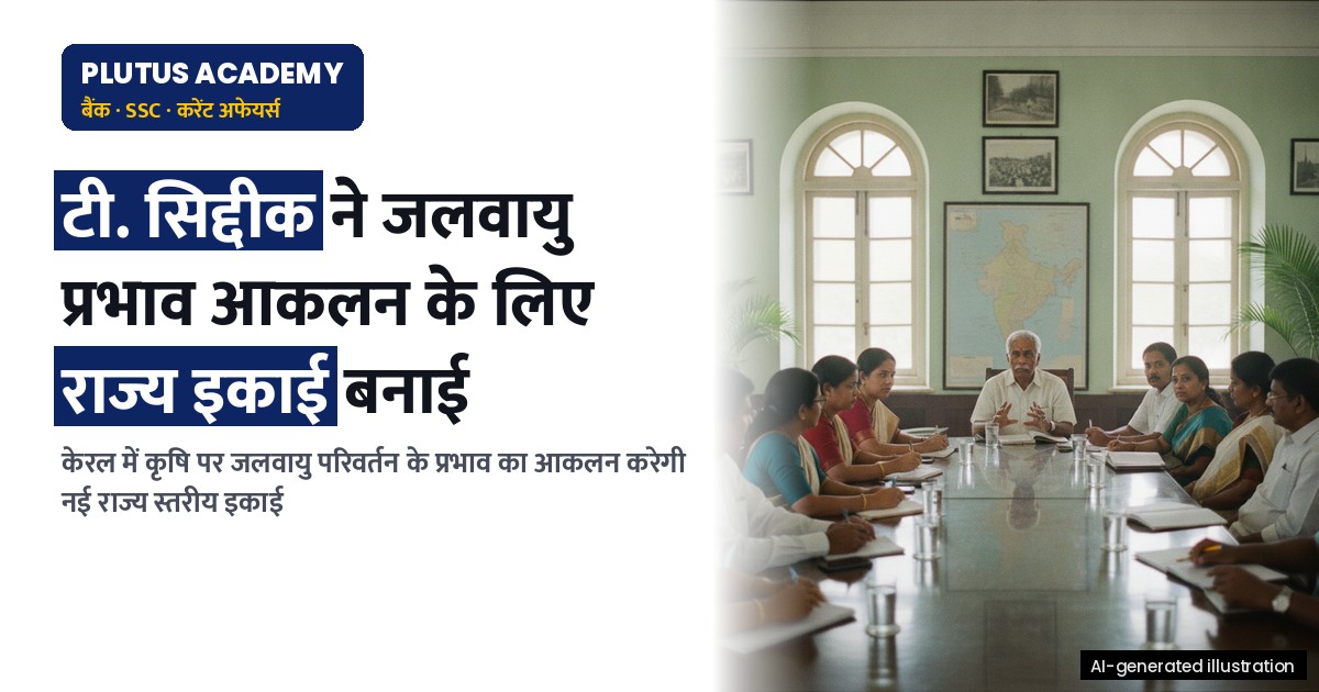 केरल में जलवायु परिवर्तन से कृषि प्रभाव का आकलन करेगा राज्य स्तरीय मॉनिटरिंग यूनिट
