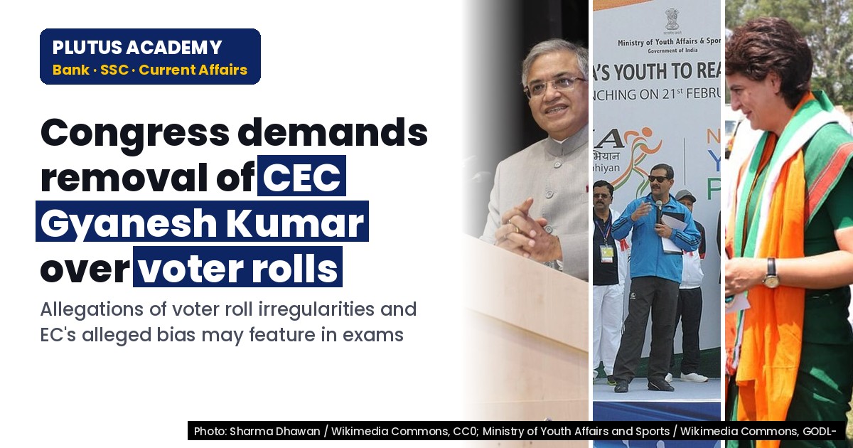 Congress Demands Removal of CEC Gyanesh Kumar Over Voter Roll Issues