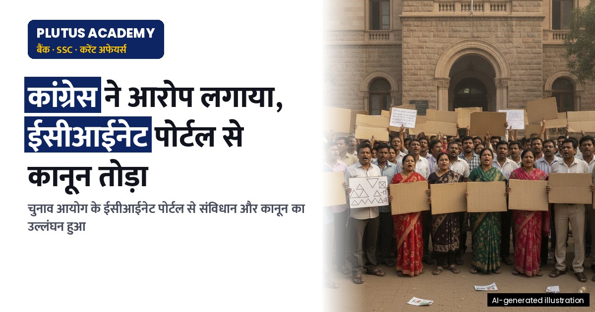 कांग्रेस ने आरोप लगाया, ईसीआईनेट पोर्टल से चुनाव आयोग ने कानून तोड़ा