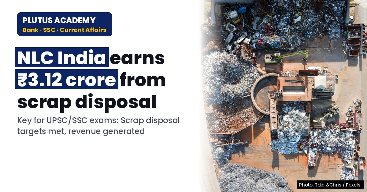 NLC India Achieves Key Milestones in Special Campaign 6, Earns ₹3.12 Crore from Scrap Disposal