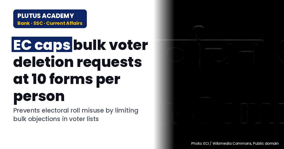 EC imposes limits on bulk voter deletion requests to curb misuse