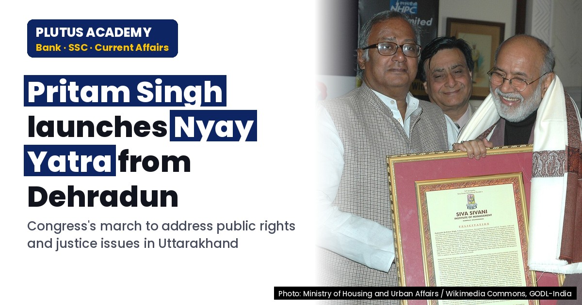 Congress Launches Nyay Yatra from Dehradun with Pritam Singh