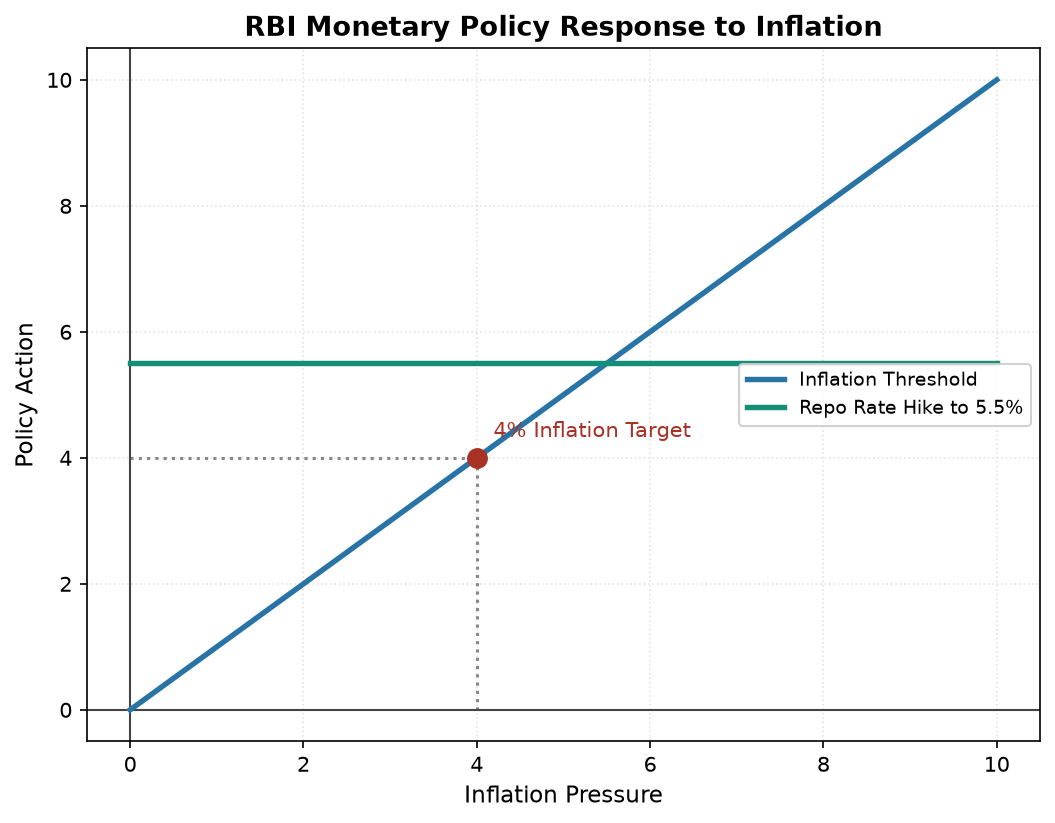 RBI hikes repo rate by 25bps citing inflation spillover risks — RBI Monetary Policy Response to Inflation
