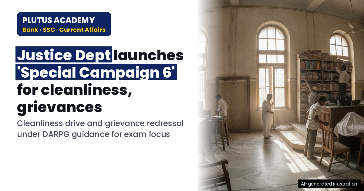 Special Campaign 6: Justice Dept to Clear Pending Cases & Boost Office Cleanliness