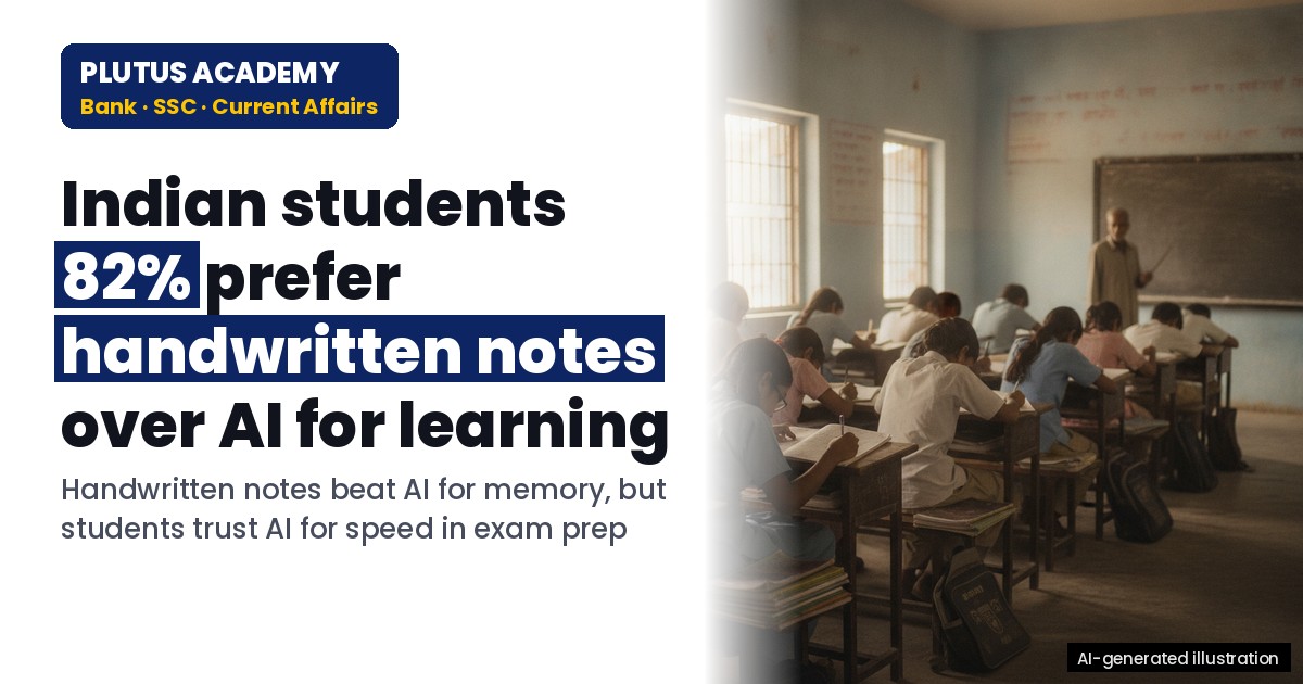 AI vs Handwritten Notes: Indian Students' Learning Preferences Survey Insights