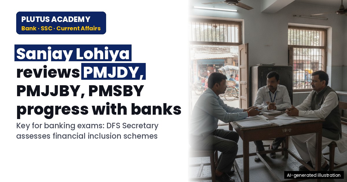 DFS Secretary reviews financial inclusion schemes progress with banks