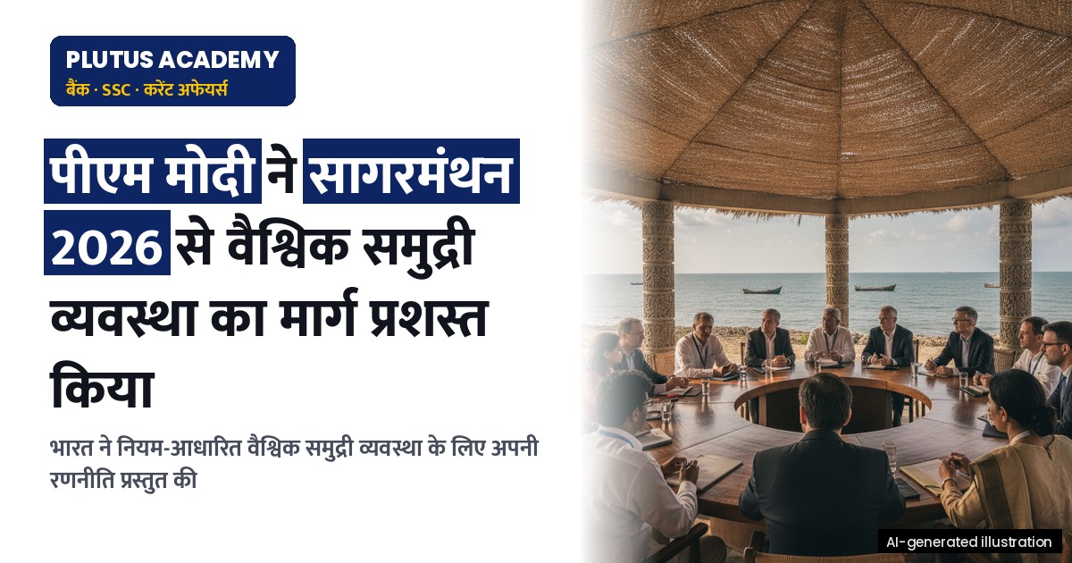 सागरमंथन 2026: भारत ने वैश्विक समुद्री व्यवस्था में अपना मार्ग प्रशस्त किया