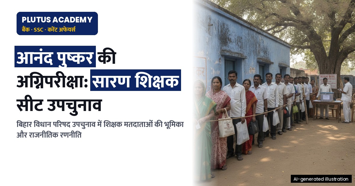 बिहार विधान परिषद उपचुनाव: सारण शिक्षक सीट पर आनंद पुष्कर की अग्निपरीक्षा