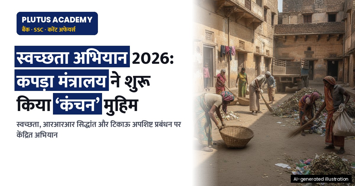 कपड़ा मंत्रालय ने शुरू किया ‘स्वच्छता अभियान 2026’: कबाड़ से कंचन बनाने की मुहिम
