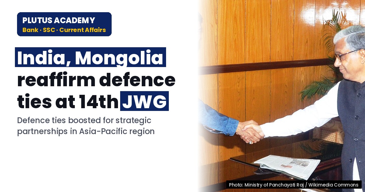 India-Mongolia Defence Ties Strengthened at 14th JWG Meeting