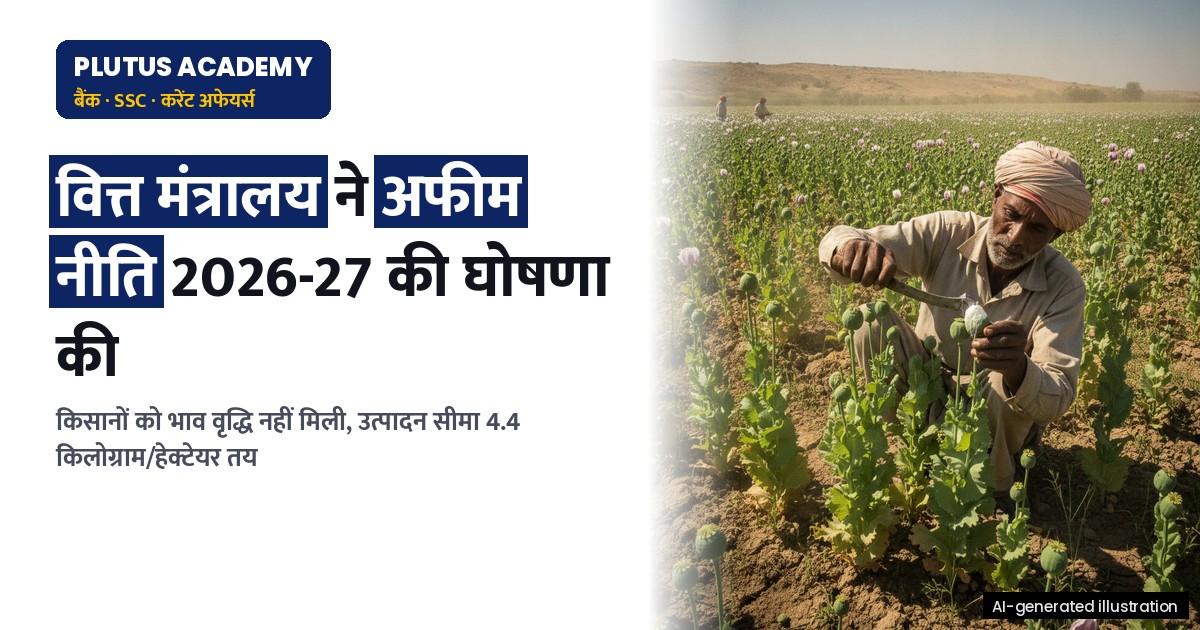 अफीम नीति 2026-27: किसानों की निराशा, भाव नहीं बढ़े, नियम कड़े हुए