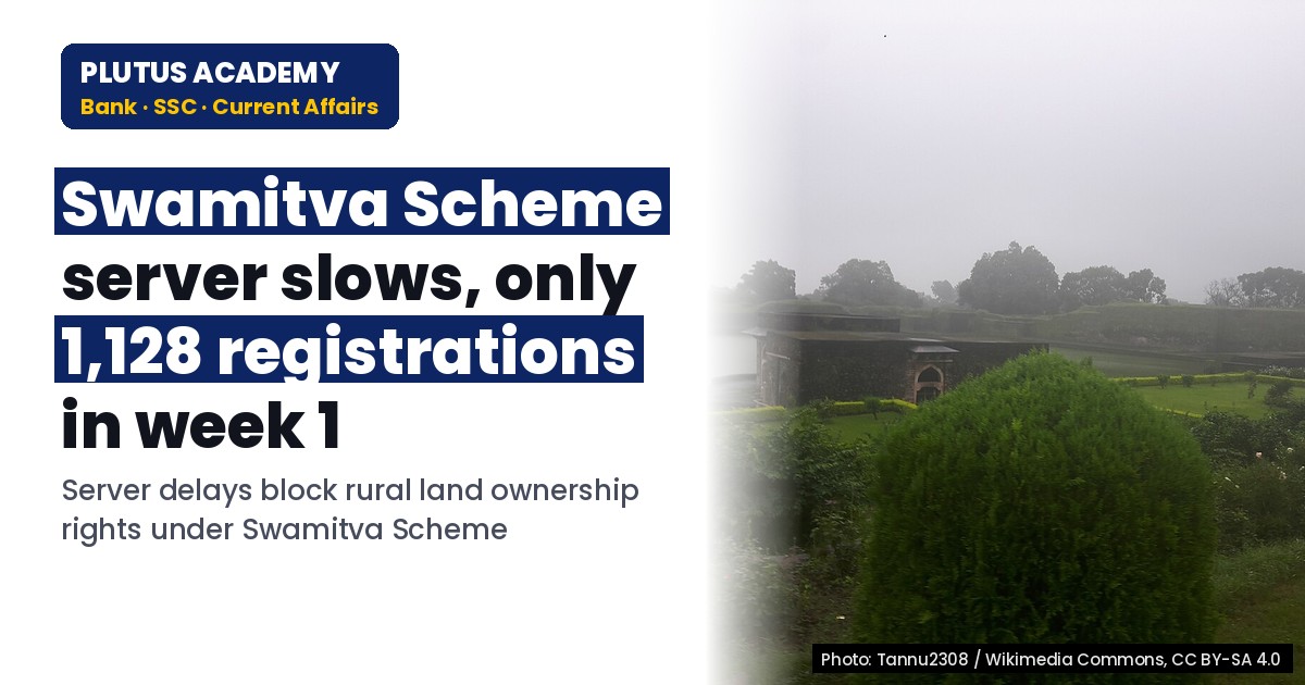 Server Slows Down Swamitva Scheme: Only 1,128 Registrations in Week 1