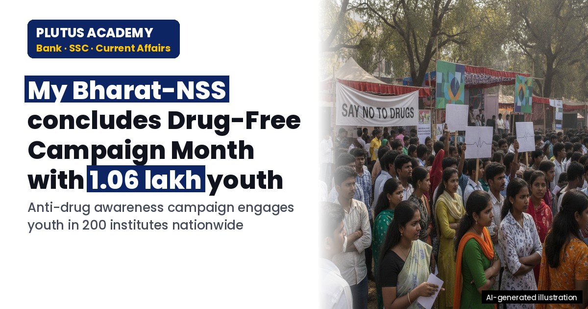 My Bharat-NSS Youth Dialogue Fair Concludes Drug-Free Campaign Month