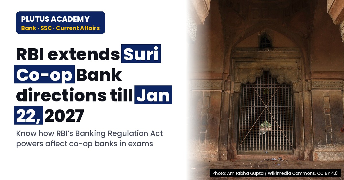 RBI Extends Directions for Suri Co-op Bank by 3 Months: Key Banking Act Insight