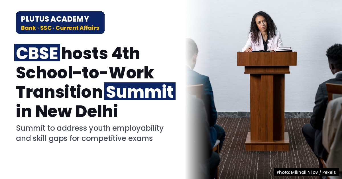 CBSE to Host 4th National Summit on School-to-Work Transition in New Delhi