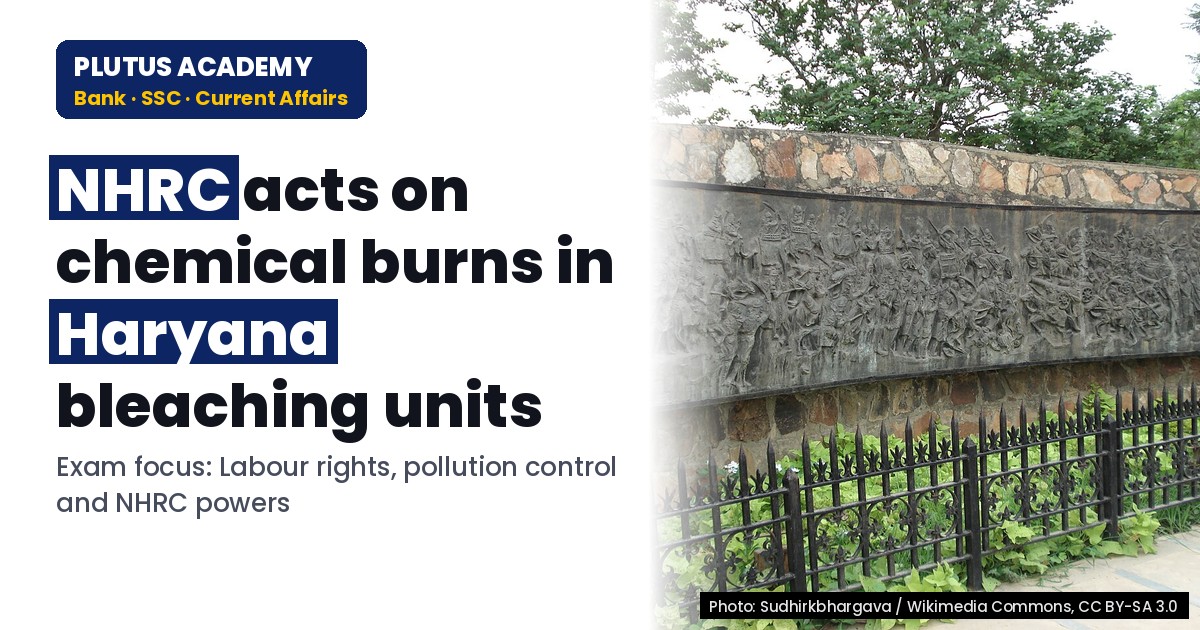 NHRC Takes Suo Motu Cognizance of Chemical Burns in Haryana Bleaching Units