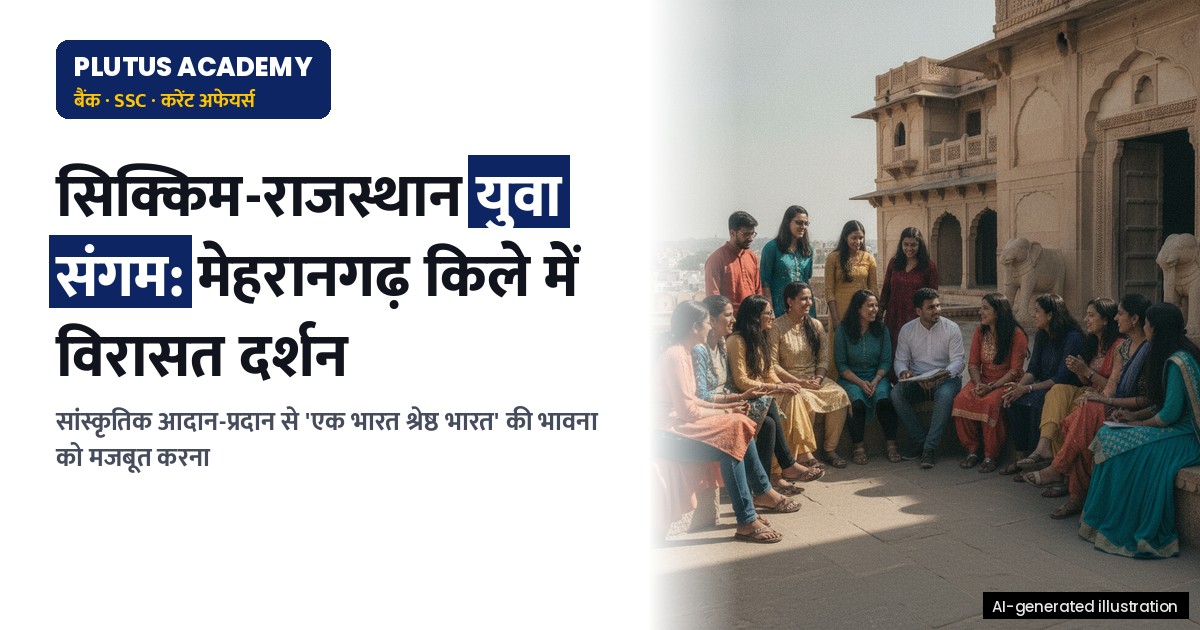 युवा संगम: सिक्किम-राजस्थान एक्सचेंज से सांस्कृतिक विरासत का अनुभव