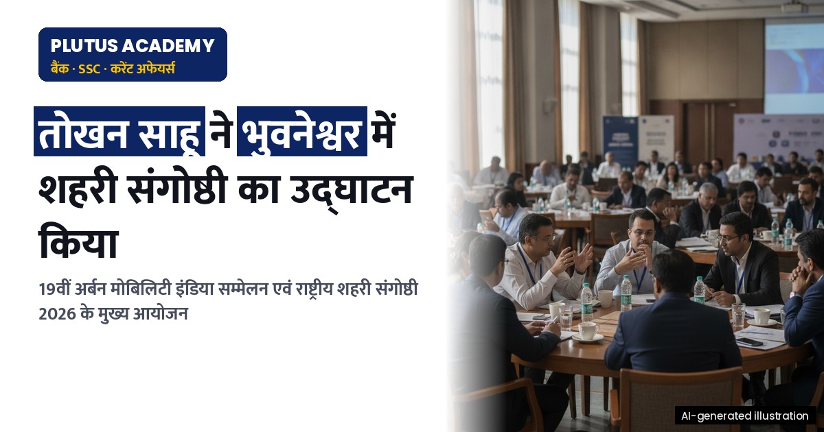 भुवनेश्वर में 19वीं अर्बन मोबिलिटी इंडिया सम्मेलन एवं प्रदर्शनी 2026